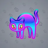 Scared Cat #14496 Scared Cat #14496