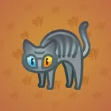 Scared Cat #14567 Scared Cat #14567