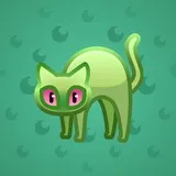 Scared Cat #14677 Scared Cat #14677
