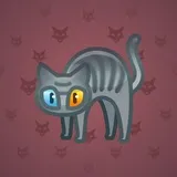 Scared Cat #14736 Scared Cat #14736