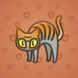 Scared Cat #1488 Scared Cat #1488