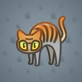 Scared Cat #14987 Scared Cat #14987
