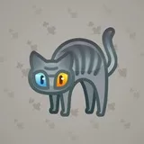 Scared Cat #15025 Scared Cat #15025