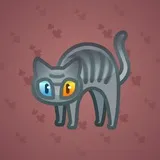 Scared Cat #15028 Scared Cat #15028