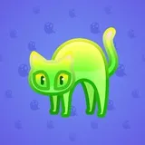 Scared Cat #1517 Scared Cat #1517