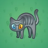 Scared Cat #1521 Scared Cat #1521