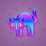 Scared Cat #1528 Scared Cat #1528