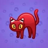 Scared Cat #1544 Scared Cat #1544