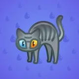 Scared Cat #15719 Scared Cat #15719