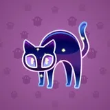 Scared Cat #1584 Scared Cat #1584