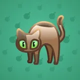 Scared Cat #16166 Scared Cat #16166