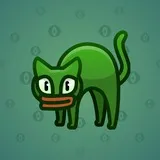 Scared Cat #1618 Scared Cat #1618