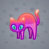 Scared Cat #16191 Scared Cat #16191