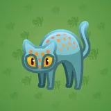 Scared Cat #16199