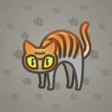 Scared Cat #16259 Scared Cat #16259