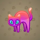 Scared Cat #16265 Scared Cat #16265