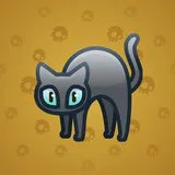Scared Cat #16348 Scared Cat #16348