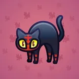 Scared Cat #16413 Scared Cat #16413