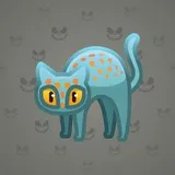 Scared Cat #16436 Scared Cat #16436
