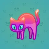 Scared Cat #16575