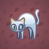 Scared Cat #16584 Scared Cat #16584