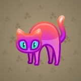 Scared Cat #16609