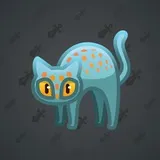 Scared Cat #16669 Scared Cat #16669