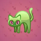 Scared Cat #16683 Scared Cat #16683