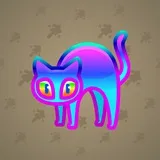 Scared Cat #16697 Scared Cat #16697