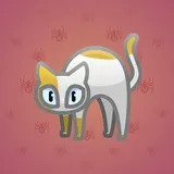 Scared Cat #16701 Scared Cat #16701