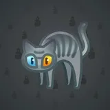 Scared Cat #16781 Scared Cat #16781