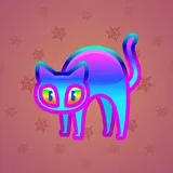 Scared Cat #1682 Scared Cat #1682