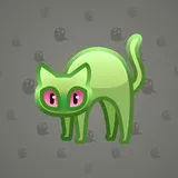 Scared Cat #1697 Scared Cat #1697