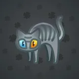 Scared Cat #17007 Scared Cat #17007