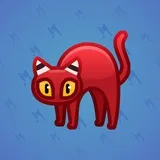 Scared Cat #1705 Scared Cat #1705