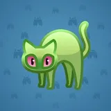 Scared Cat #1712 Scared Cat #1712