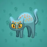 Scared Cat #17399 Scared Cat #17399