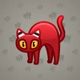 Scared Cat #17409 Scared Cat #17409