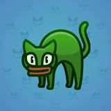 Scared Cat #17468 Scared Cat #17468