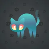Scared Cat #1827 Scared Cat #1827