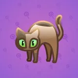 Scared Cat #2044 Scared Cat #2044