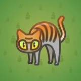 Scared Cat #2081 Scared Cat #2081