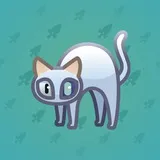 Scared Cat #2176 Scared Cat #2176