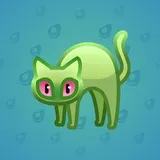 Scared Cat #2324 Scared Cat #2324