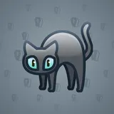 Scared Cat #2377 Scared Cat #2377