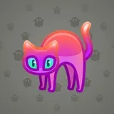 Scared Cat #2402 Scared Cat #2402