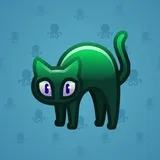 Scared Cat #2454 Scared Cat #2454