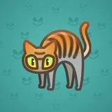 Scared Cat #2546