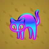 Scared Cat #2560 Scared Cat #2560