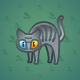 Scared Cat #2754 Scared Cat #2754